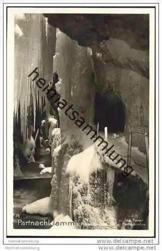 Partnachklamm - Winter - Foto-AK