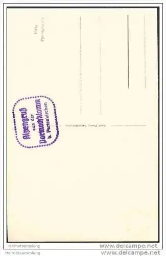 Partnachklamm - Winter - Foto-AK