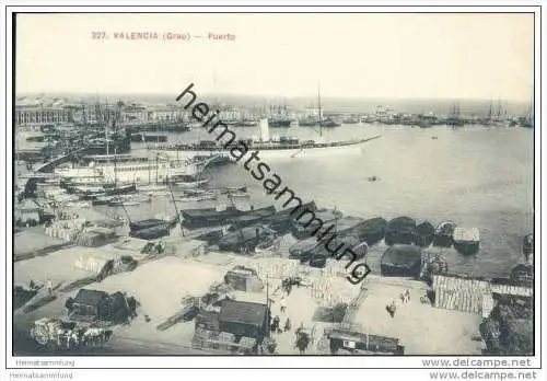 Valencia (Grao) - Puerto - um 1910