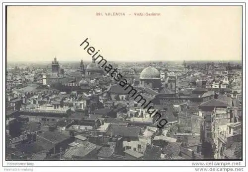 Valencia - Vista General - um 1910