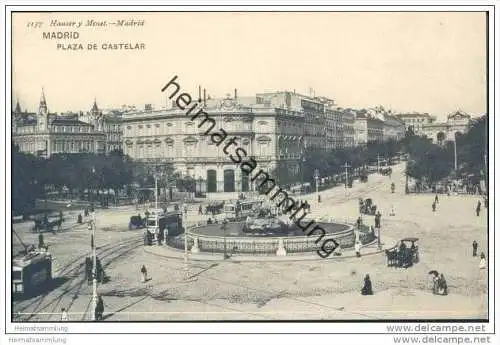 Madrid - Plaza de Castelar - um 1910