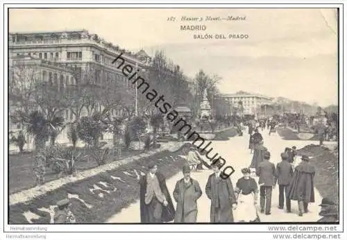 Madrid - Salón del Prado - um 1910