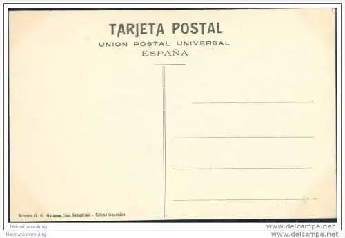 San Sebastian - Vista desde el Castillo - um 1910