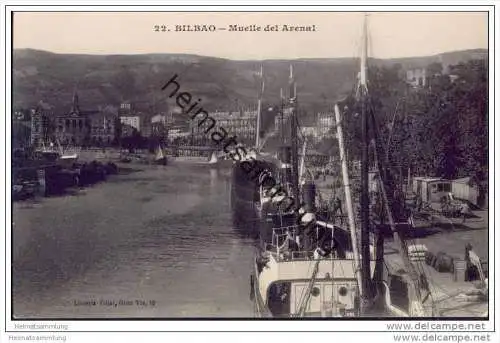 Bilbao - Muelle del Arenal - um 1910