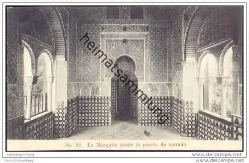 Granada - La Mezquita desde la puerta de entrada ca. 1900