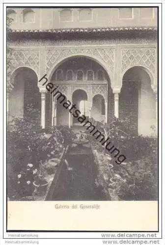Granada - Galeria del Generalife ca. 1900