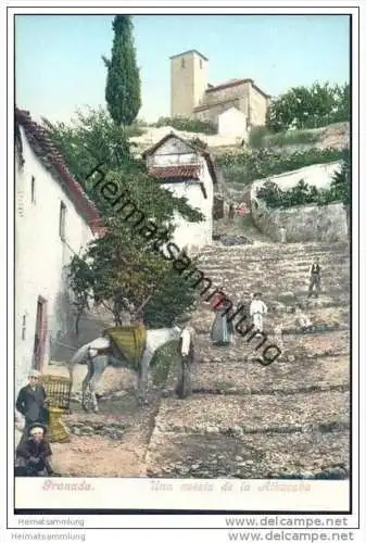 Granada - Una cuesta de la Alhacaba ca. 1900