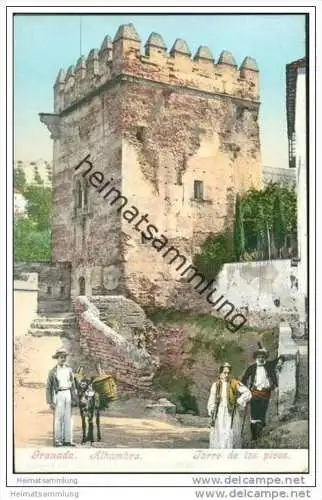 Granada - Alhambra - Torre de la picos ca. 1900