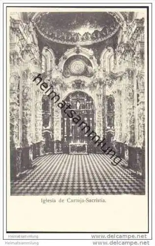 Granada - Iglesia de Cartuja-Sacristia ca. 1900