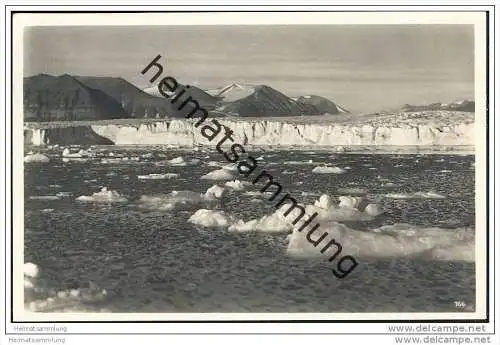 Svalbard - Spitzbergen - Kingsbay - Foto-AK 30er Jahre