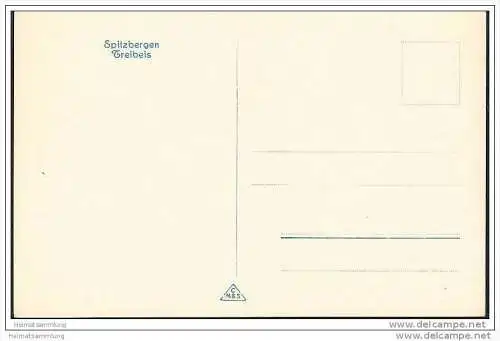 Svalbard - Spitzbergen - Treibeis - Foto-AK 30er Jahre