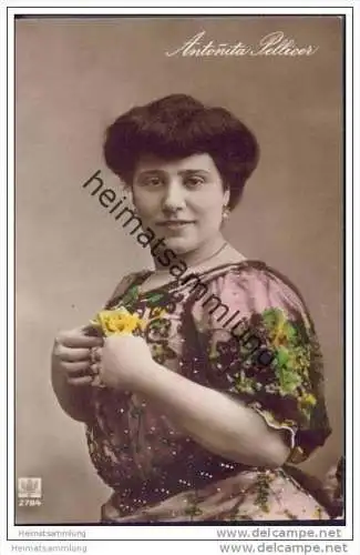 Espana - Antonita Pellicer - Spanische Künstlerin - Foto-AK handkoloriert ca. 1910