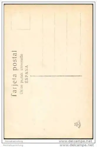 Espana - Pilar Cilla - Spanische Künstlerin - Foto-AK handkoloriert ca. 1910