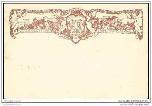 Nürnberg - Jubiläums-Landesausstellung 1906 - Privatganzsache