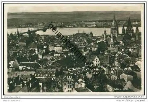 Mainz - Totalansicht - Foto-AK