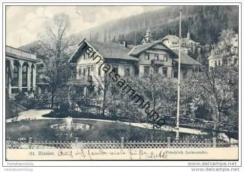 St. Blasien - Friedrich Luisenruhe