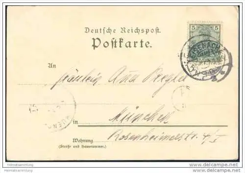 Marienthal - Reuter Villa - Künstlerkarte - signiert A. Stagura