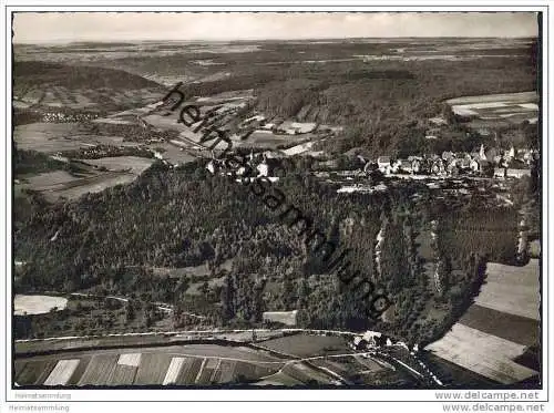 Langenburg - Luftbild - Foto-AK Grossformat