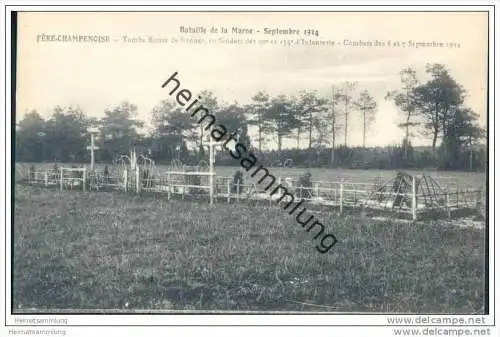 Fere-Champenoise - Tombe route de Bannes