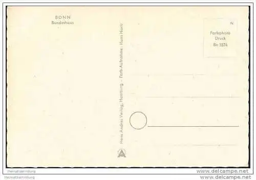 Bonn - Bundeshaus - Foto-AK