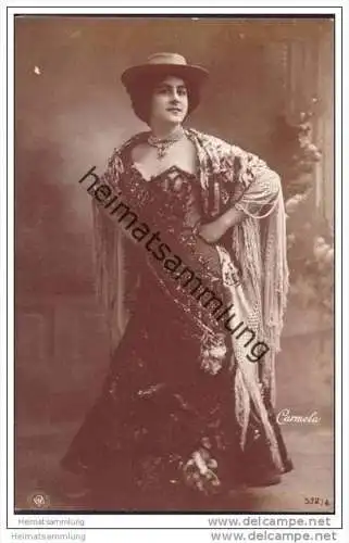 Espana - Carmela - Spanische Künstlerin - Foto-AK 1904
