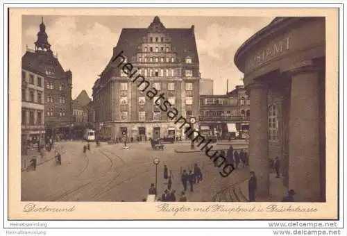 Dortmund - Burgtor - Hauptpost - Brückstrasse 30er Jahre