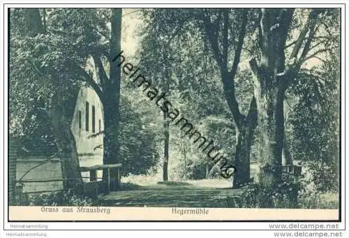 Gruss aus Strausberg - Hegermühle 1910