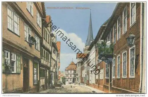 Hessisch-Lichtenau - Mittelstrasse - Verlag C. Heller Lichtenau 1911