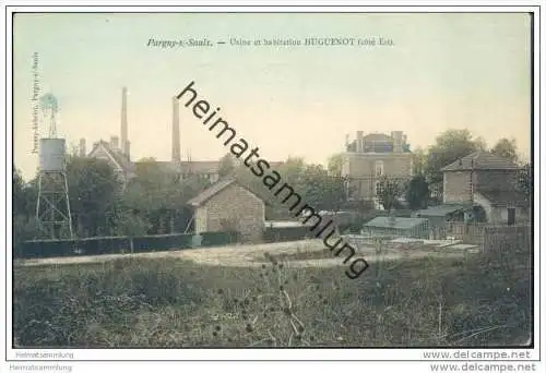 Pargny-sur-Saulx - Usine et habitation Huguenot (cote Est)