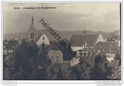 Basel - Waisenhaus und St. Theodorskirche