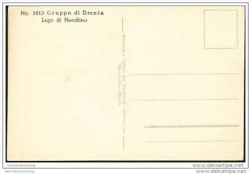 Gruppo di Brenta - Lago di Nambino