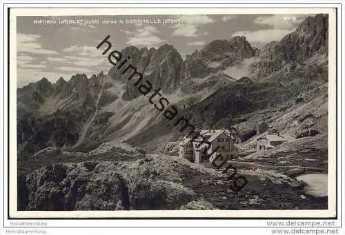 Rifugio Vajolet - Vajolett-Hütte - le Coronelle - Foto-AK