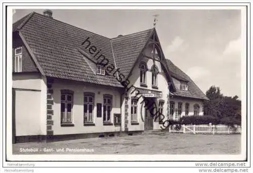 Stutebüll bei Kappeln an der Schlei - Gast- und Pensionshaus - Foto-AK