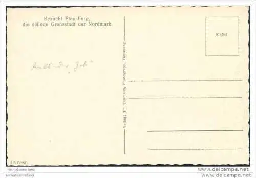 Flensburg - Stadtmitte - links der ZOB 40er Jahre