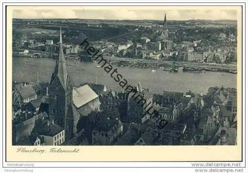 Flensburg - Teilansicht 40er Jahre