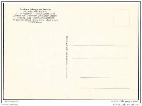 24392 Scheggerott - Gasthaus Pension Scheggerott - Besitzer Karl Bohlens