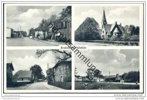 Brokstedt - Kirche - Strassenansichten