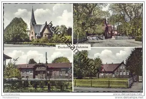 Brokstedt - Kirche - Bahnhof