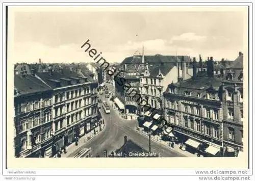 Kiel - Dreieckplatz - Foto-AK 30er Jahre
