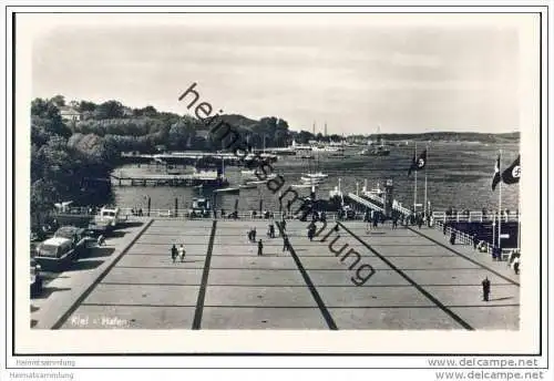 Kiel - Hafen - Foto-AK 30er Jahre