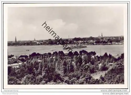 Kiel - Hafen - Foto-AK 30er Jahre