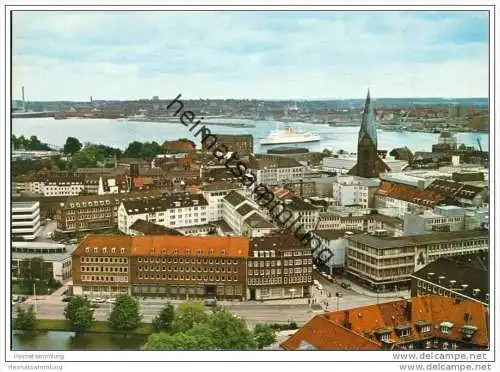 Kiel - Blick vom Rathausturm - AK-Grossformat