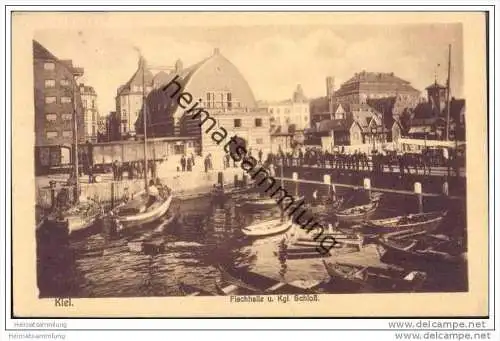 Kiel - Fischhalle und Schloss