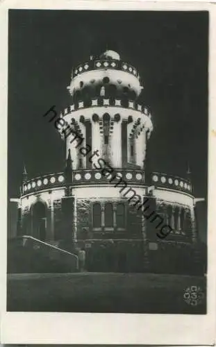 Budapest - Johannisberger Elisabeth Aussichtsturm beleuchtet - Rückseite beschrieben 1944