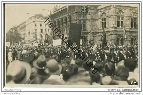 Wien - Festumzug - Sängerbundesfest 1928 - Foto-AK