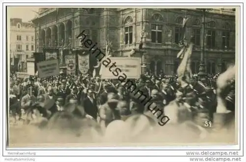 Wien - Festumzug - Sängerbundesfest 1928 - Foto-AK