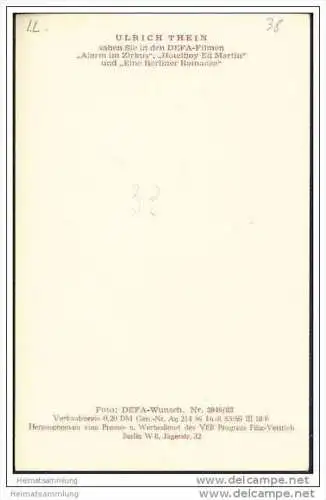 Ulrich Thein - AK ohne rückseitige Einteilung