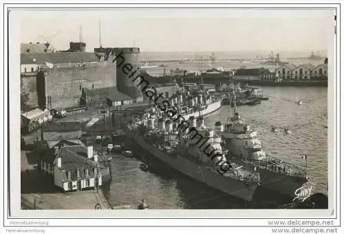 Brest - Contre-Torpilleurs dans la Penfeld - Torpedoboote - Foto-AK