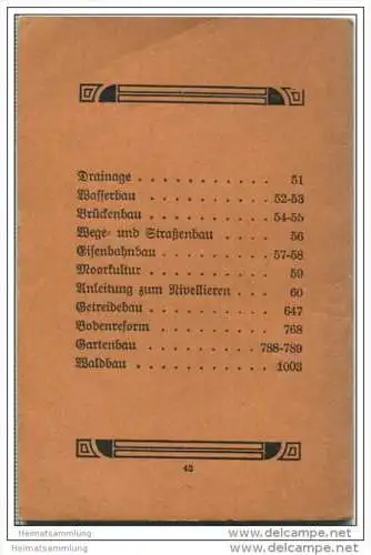 Miniatur-Bibliothek Nr. 60 - Anleitung zum Nivellieren - 8cm x 12cm - 48 Seiten