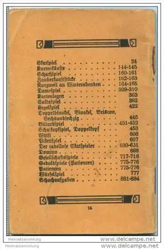Miniatur-Bibliothek Nr. 160-161 - Schachspiel - 8cm x 12cm - 96 Seiten